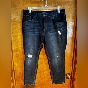 Time and Tru Women's Dark Blue Skinny Jeans